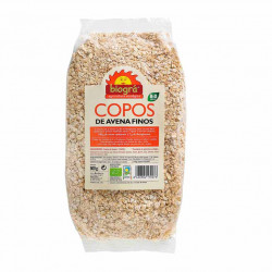 Copos avena finos integ. 500gr biogra
