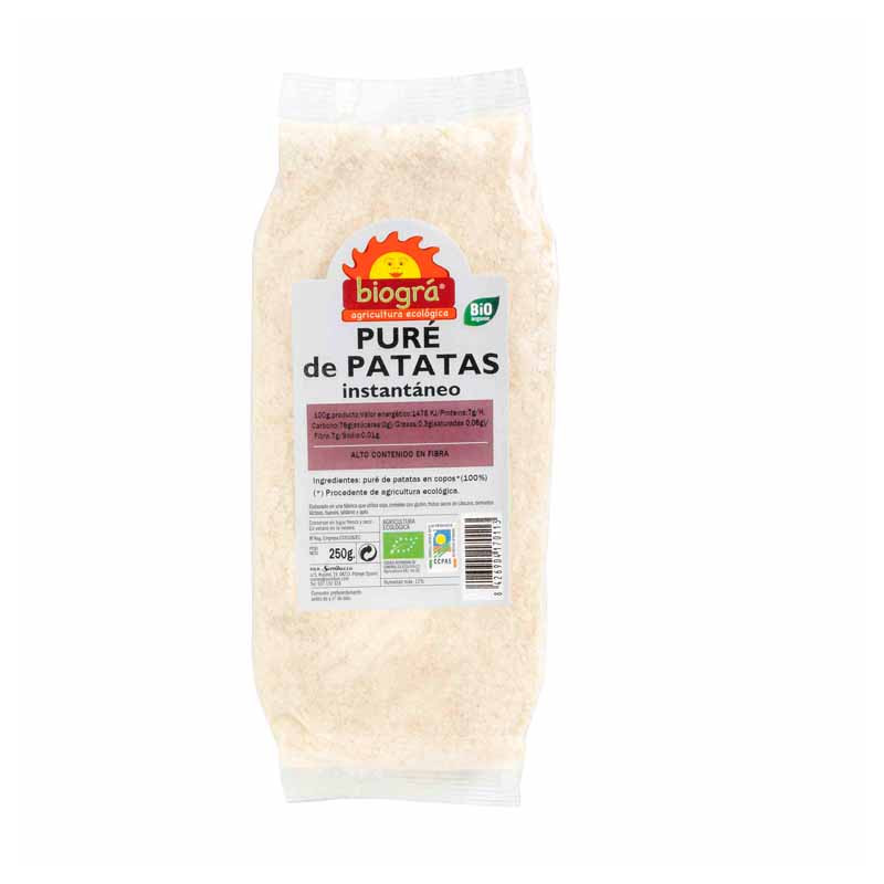 Pure patatas 250gr biogra