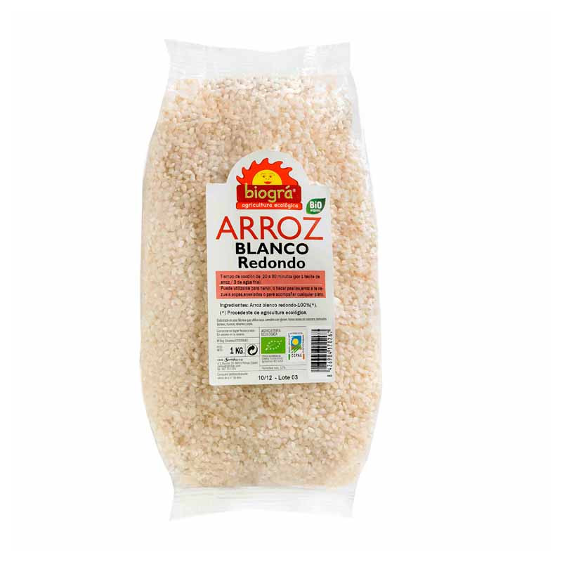 Arroz blanco redondo 1-k biogr
