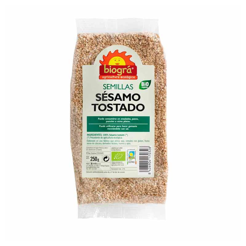 Sesamo tostado 250gr. biogra