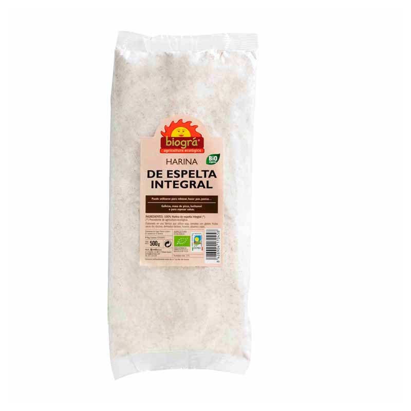 Harina espelta 500gr biogra