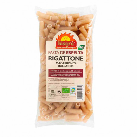 Macarrones espelta 250gr biogr