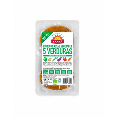 Hamburguesa 5 verduras biogra