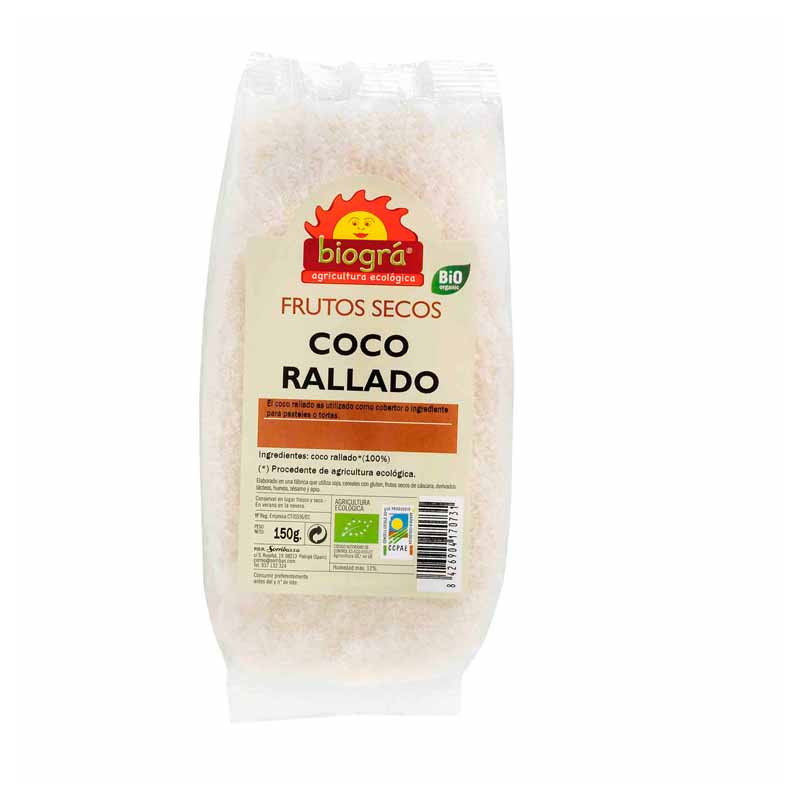 Coco rallado 150g biogra