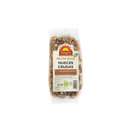 Nueces crudas peladas 150gr. biogra