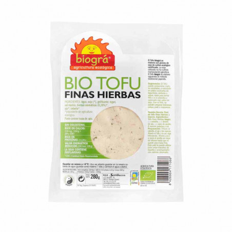 Tofu finas hierbas 290gr biogr
