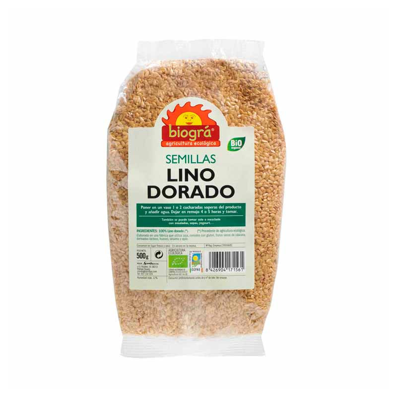 Lino dorado 500g biogra