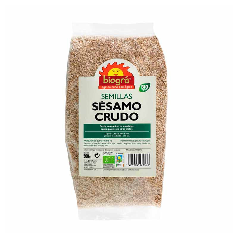 Sesamo crudo 500g biogra