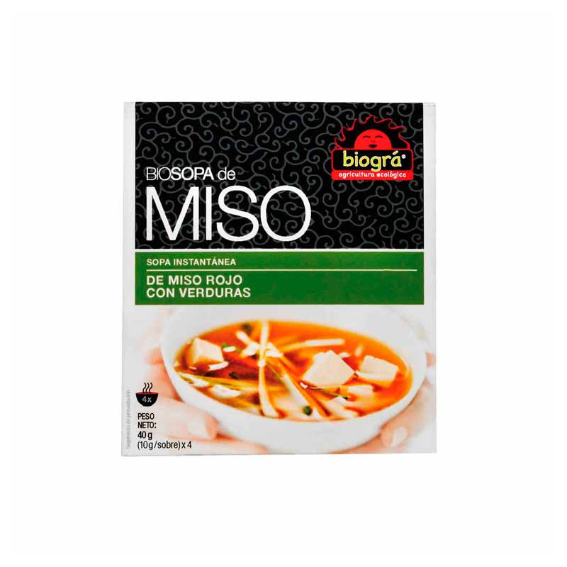 Sopa miso verduras 40gr biogra