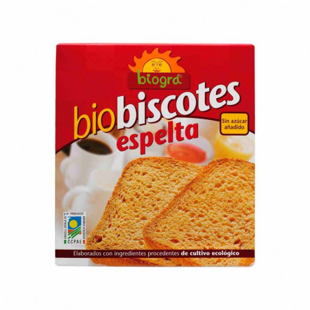 Biscotes espelta 270gr biogra