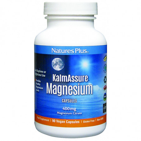 Kalmassure magnesium 90caps 400mg natures plus