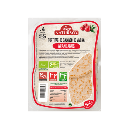 Tortitas salvado avena 240gr