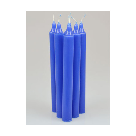 Velas perfumadas loto color azul claro sys