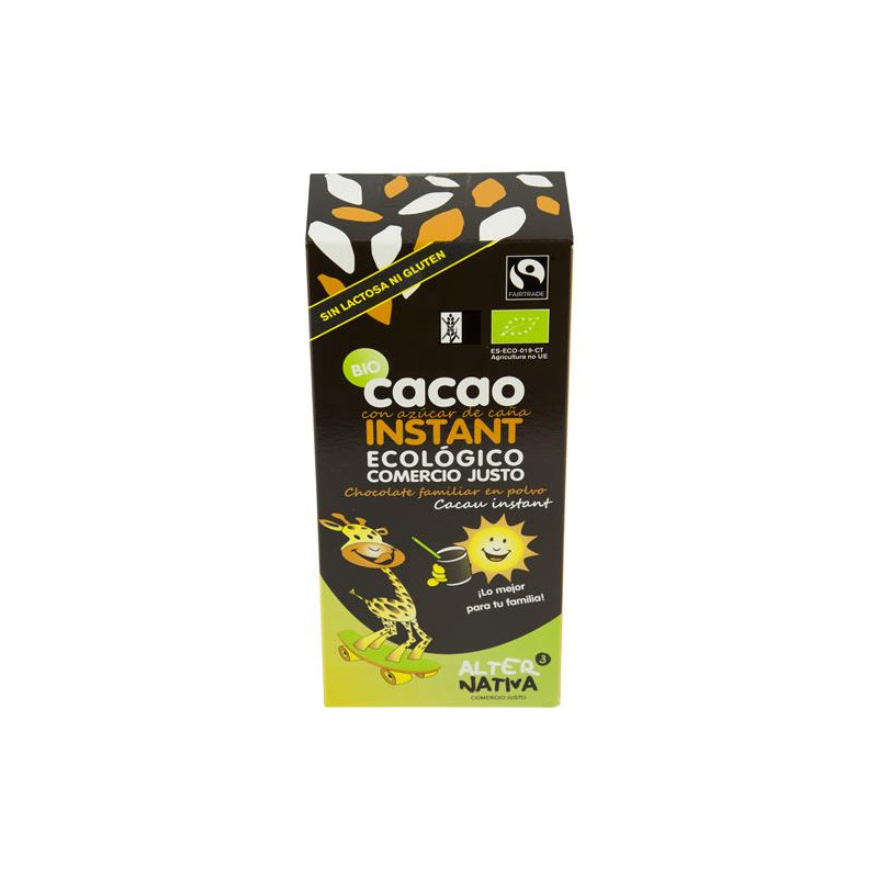 Cacao instant 250gr bio c/just