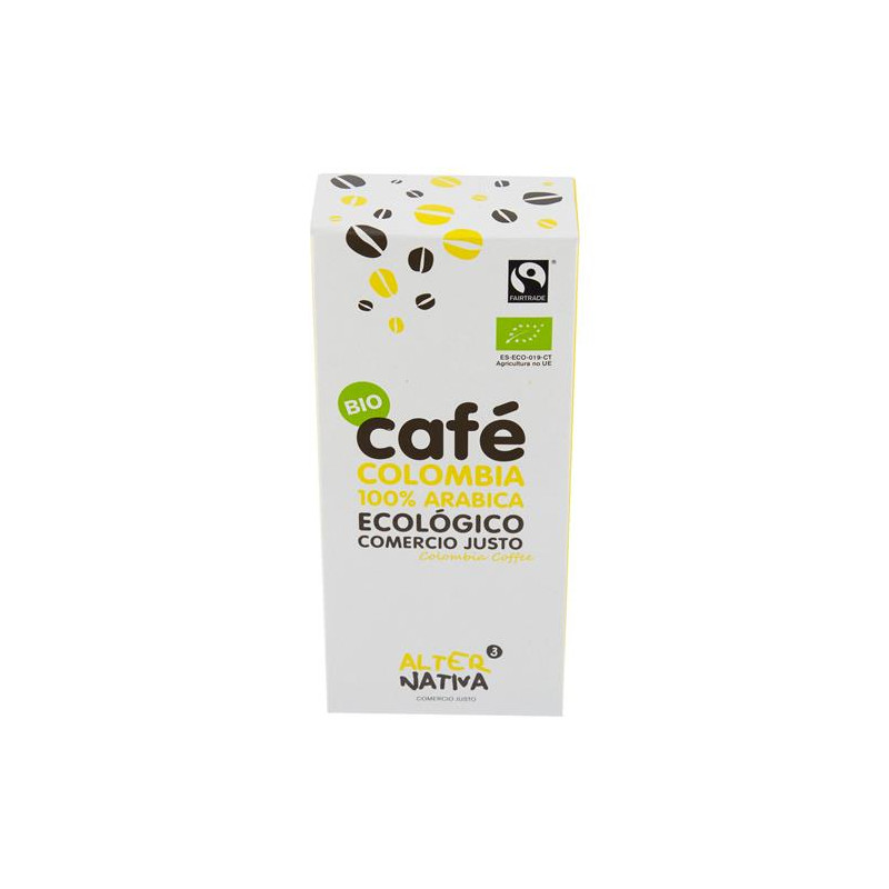 Cafe colombia 250gr bio c/j