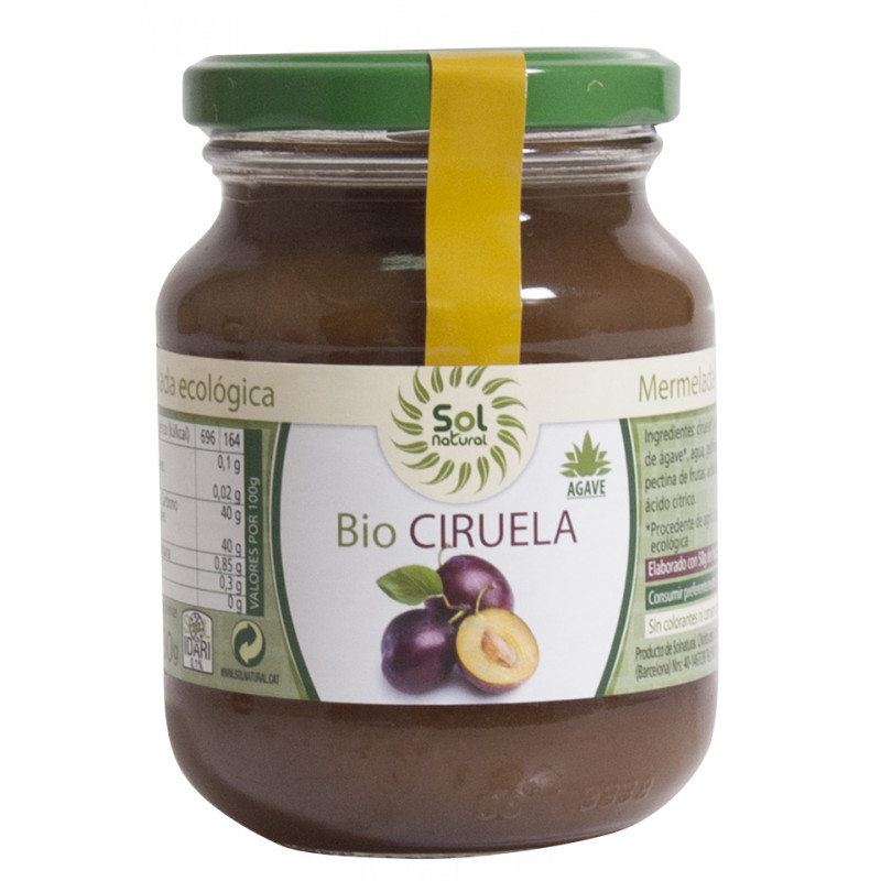 Mermelada ciruela 330g sol nat