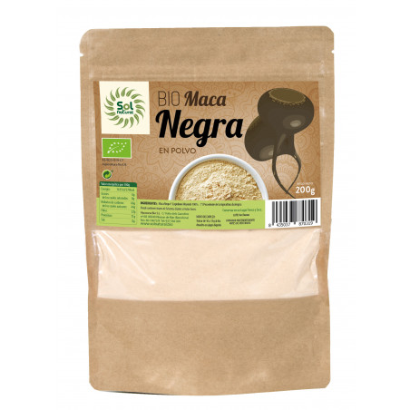 Maca negra polvo 200g sol natural