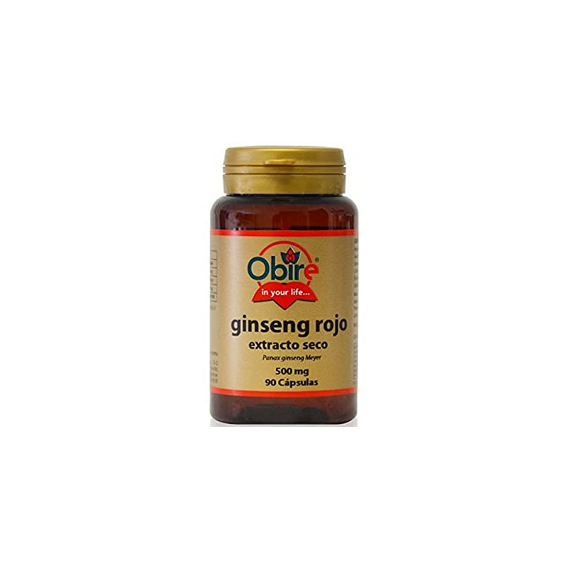 Ginseng rojo 500mg 90cap obire
