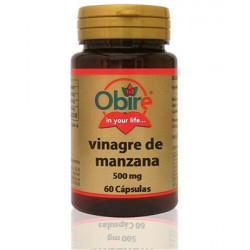 Vinagre manzana 60 500mg obire