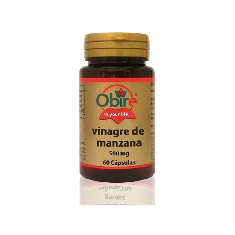 Vinagre manzana 60 500mg obire
