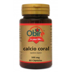 Coral calcio 500mg 60cap obire