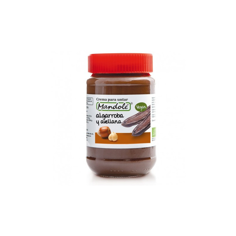 Crema algarroba mandole 375gr