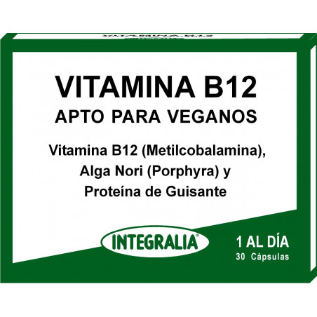 Vitamina b12 (apto vegano)30caps.integralia