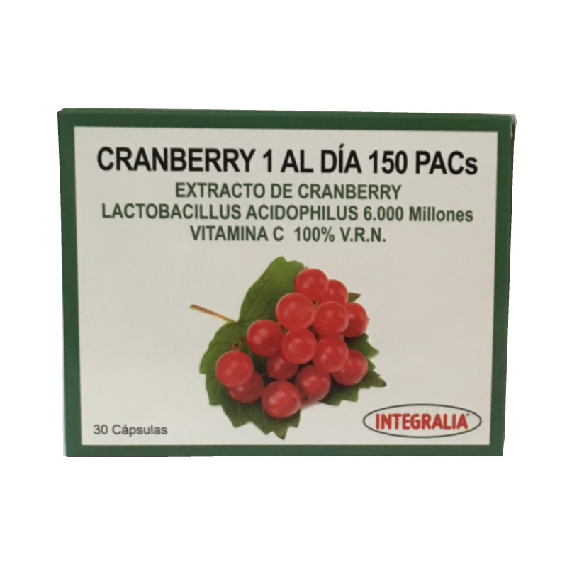 Cramberry 1 al dia 150pacs  30capsulas