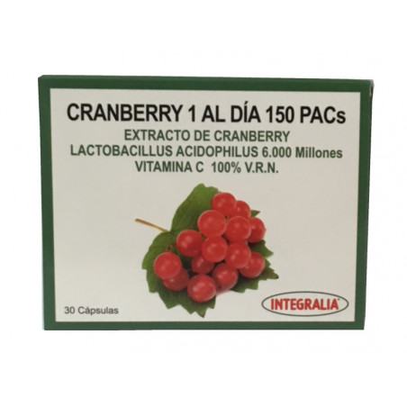 Cramberry 1 al dia 150pacs  30capsulas