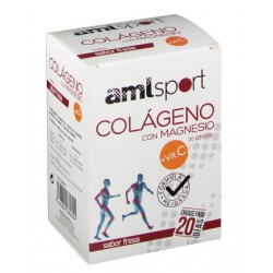 Amisport colageno+mg+c 20stick