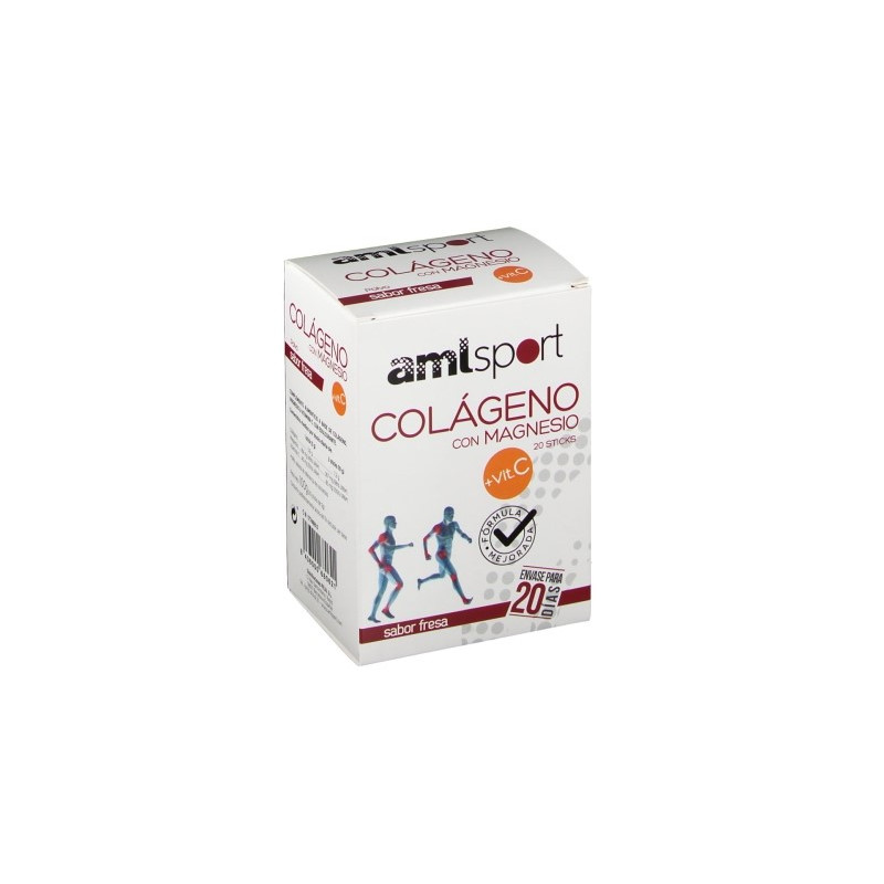 Amisport colageno+mg+c 20stick