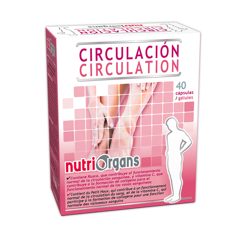 Nutriorgans circulacion 40 cap