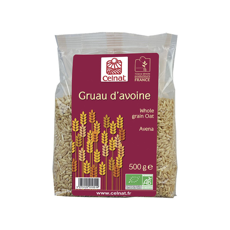 Avena grano bio 500gr celnat