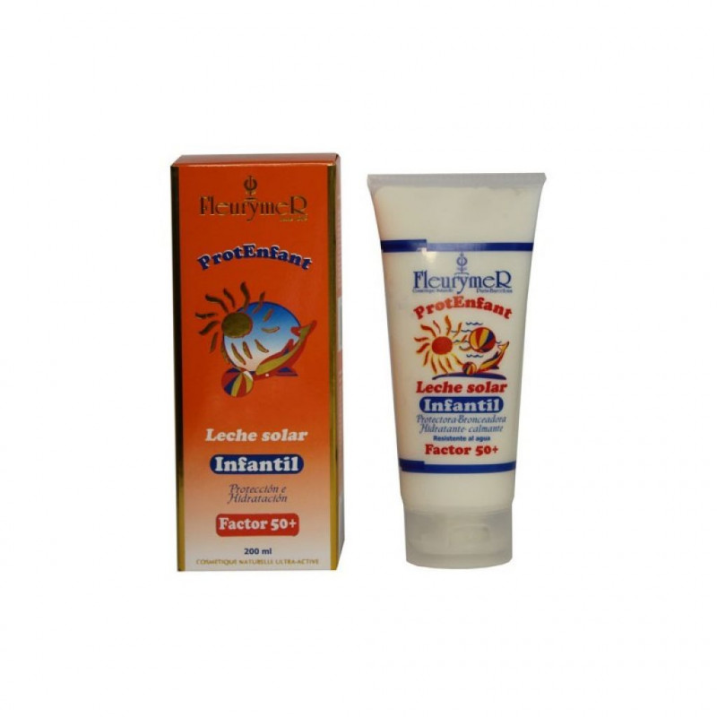 Leche solar infantil f-50 fleu