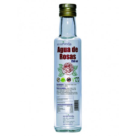 Agua de rosas 250ml ayurve.e.g