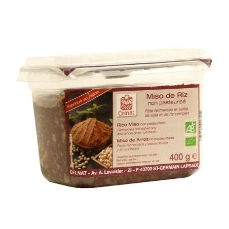 Miso arroz no pasteurz.400gr