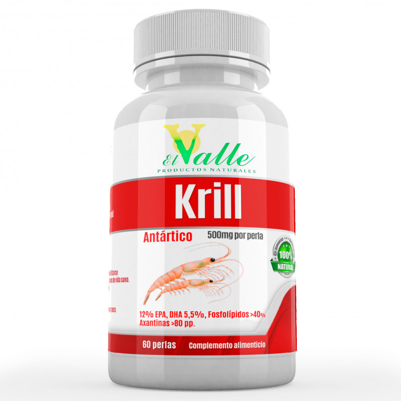 Krill 500 mg. 60 perlas el valle