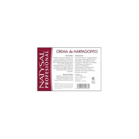 Crema harpagofito 1kilo natysa