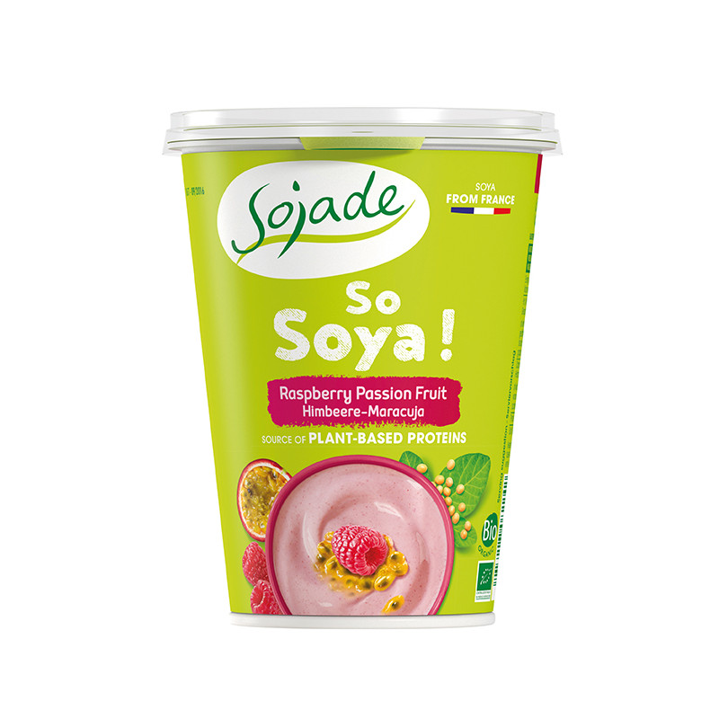 Sojade frambuesa+f.pasion 400g