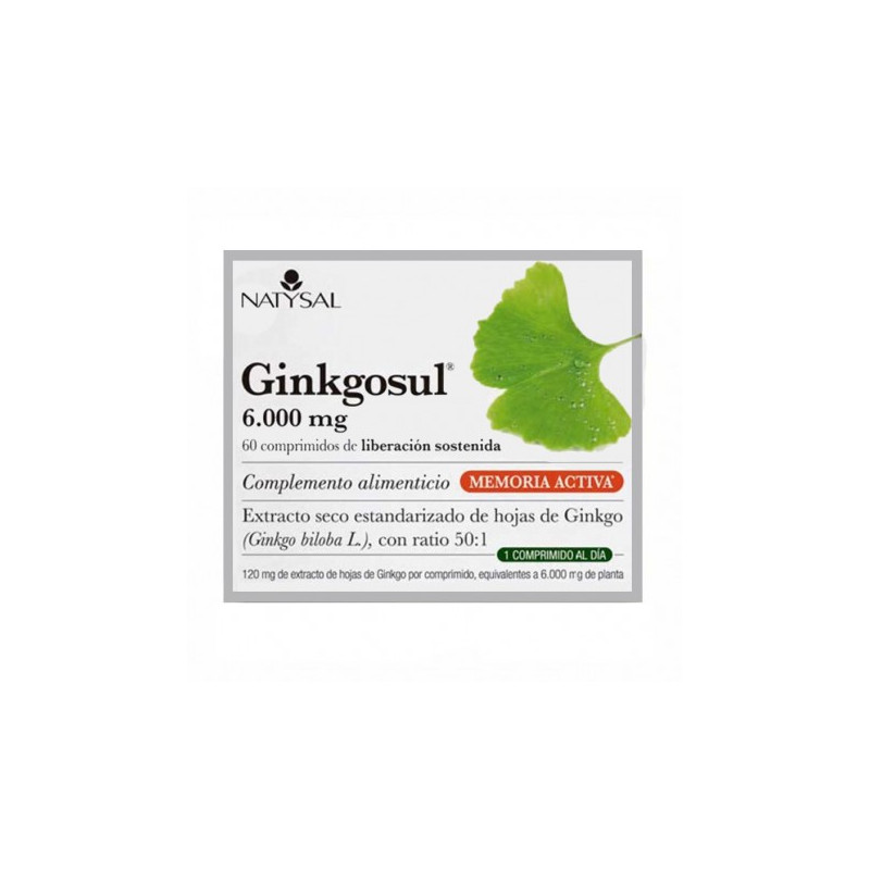 Ginkgosul 60cps natysal