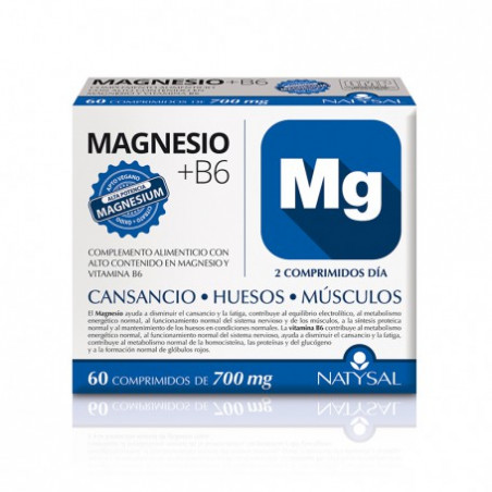 Magnesio+b6 60comp 700mg natys