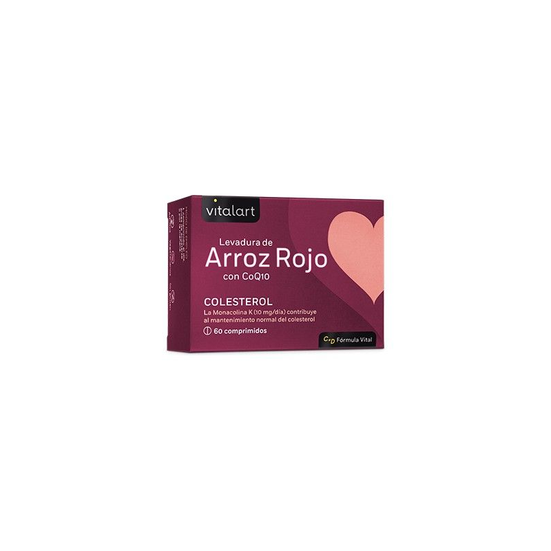 Arroz rojo+q-10 60comp vitalart n. import