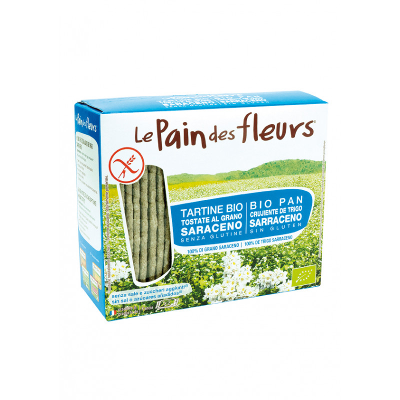 Pan flores sarraceno sin sal