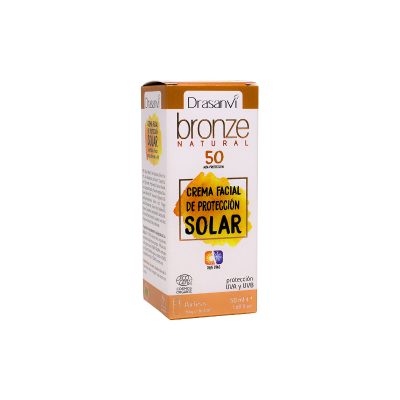 Crema solar facial f.50 bronze 50ml drasanvi