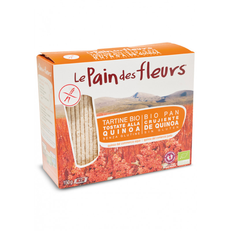 Pan flores quinoa 150gr