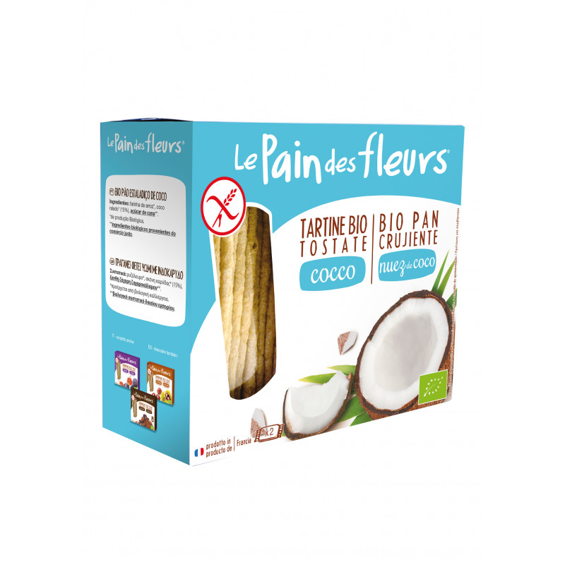 Pan flores coco 150gr bio