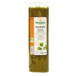 Espagueti quinoa ajo-peregil