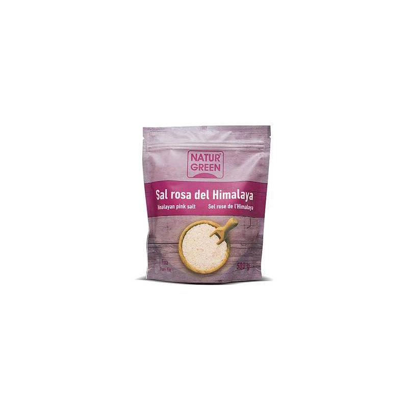 Sal rosa del himalaya gruesa 500gr  naturgreen