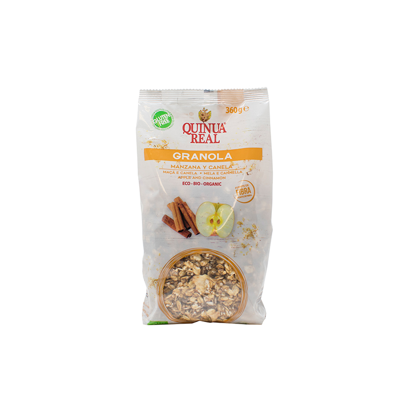 Granola quinoa manzana canela