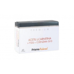 Acetil l-carnitina+pqq+coenzima q10 60caps prisma